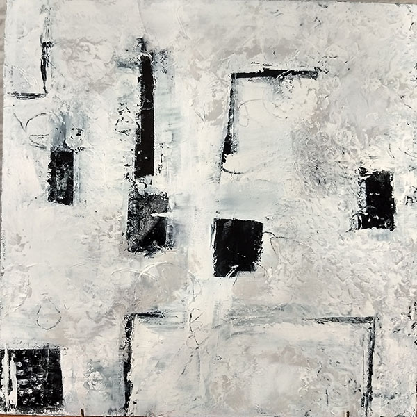 "White Lies" 12" x 12" "White Lies" 12" x 12"