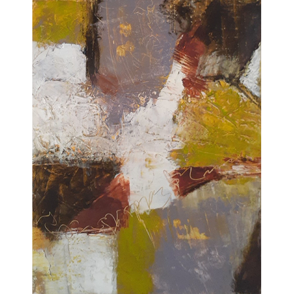 "Dark Journey"  18" x 17"